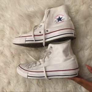 White high top converse
